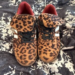 Steve Madden Leopard Print Sneakers